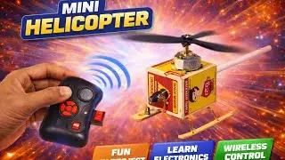 Mini Helicopter DIY Project | Learn Electronics with Wireless Control Helicopter#diy#drone#helicopte