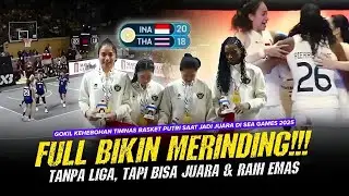 HEBOH MEDALI EMAS BASKET PUTRI 🏅🇲🇨 Viral Detik2 Timnas Basket Putri 3x3 Raih EMAS di Sea Games 2025