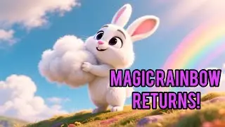 Bingo the Brave Bunny Finds the Lost Rainbow 🌈 | Kids Cartoon Story