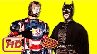 DEADPOOL 2 Teaser Batman vs Ironman: Magic Cake - Funny Superhero Movie in Real Life