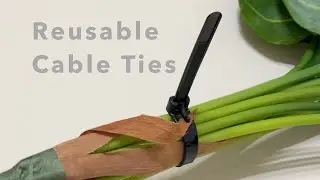 Reusable Cable Ties - Fixson Releasable Multi Purpose Zip Ties