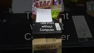 Epson L120 test print - manual nozzle check without Computer #viewfirst #shorts