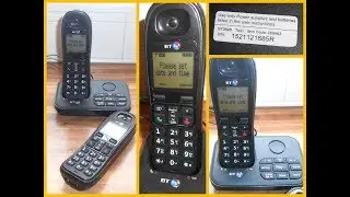BT 3920 Twin Digital Cordless Home Phones With Answer Machine Telephones BT3920