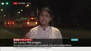 Sri Lanka Crisis; PM Mahinda Rajpaksha Resigns 9 May 2022 BBC World News