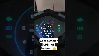 Speedometer DIGITAL untuk motor yamaha Mio 3 keren #speedometer #speedometerdigital #yamahamioi125s