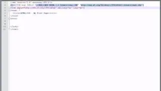 Basic XHTML page structure - 02