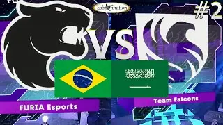 فالكونز السعودي ضد فيوريا البرازيلي في نصف نهائي بطولة الـ 2,000,000 $ | Falcons Vs Furia - Gamers8
