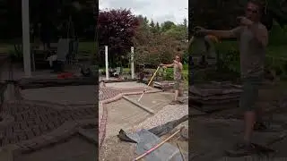 Patio Build in 1 Minute!