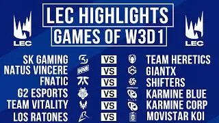 LEC Highlights ALL GAMES W3D1 | LEC 2026 Versus
