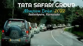 TATA SAFARI GROUP( TSG ) Monsoon Drive 2022 | Eka Resort | Sakleshpura | Off-roading | Safari Storme