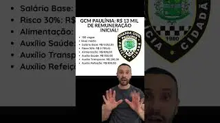 Concurso GCM de Paul&iacute;nia-SP #concursosp&uacute;blicos