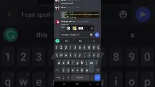 Quickly spoil an image on Discord mobile