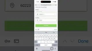 PaybyPhone Parking Application Process - 1st Step