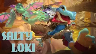 SALTY LOKI HUMBLED BY FAFNIR! Smite Arena Gameplay