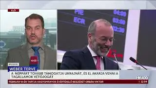 A Néppárt tovább támogatja Ukrajnát, és el akarja venni a tagállamok vétójogát - HírTV