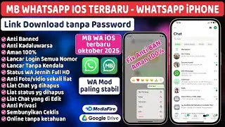 ПОСЛЕДНЕЕ ОБНОВЛЕНИЕ MB WHATSAPP IOS 5 ОКТЯБРЯ 2025 Г. | СКАЧАТЬ ПОСЛЕДНЮЮ ВЕРСИЮ MB WA БЕЗ ПАРОЛЯ