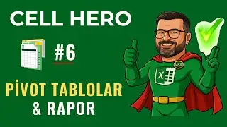 Excel Pivot Tablolar-Grafikler ve Raporlama | Temel Excel Eğitimi &mdash; CELL HERO #1
