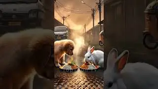 Rabbit Rescue Dog🐰🐶#shotsvideo #viralvideo  #rabbitadventures#rescue