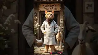 Tabby's Pet Care | Ai Animation | WOW! Creations | #shorts #trending #youtubeshorts