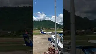 ATR72 at Luang Prabang International Airport #aviation #airplane #landing#planespotting #takeoff