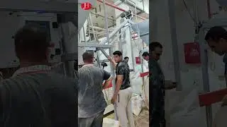 Corn starch equipment production line supporting equipment display