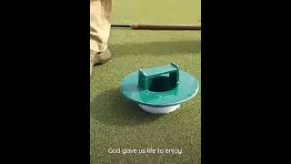 how golf course hole is made