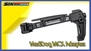 [MadDog] Dual Folding Buttstock W/ Cheek Riser [For M1913 M4 / MCX Adapter][Type 3]