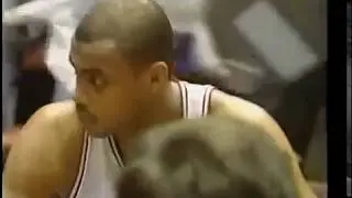 Charles Barkley  32 points 25 rebounds 4 steals 3 blocks