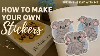 Let’s make stickers with me ❤️🐨