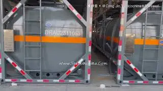 Customized Heavy Duty  #Sulfuric acid #Hydrochloric #acid #HCL#40FT#Tank #Containers