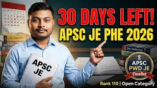 CRACK APSC JE PHE 2026 EXAM IN JUST 30 DAY'S ! WATCH NOW🔥
