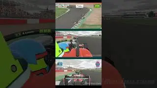 From Glory to Chaos! Overtake at Copse, but Crash Ends the Race 🏎️💥 #Shorts