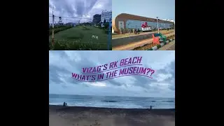 Awesome view in Rk Beach ( Best museum in vizag  =TU 142 Aircraft Museum)