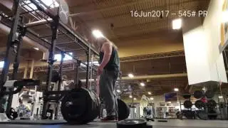 Deadlift PR -- 555# -- 16Jun2017