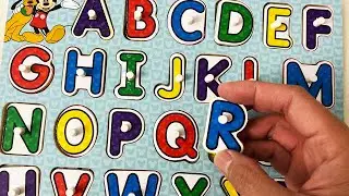 Изучаем буквы алфавита с помощью головоломки Disney Letter Puzzle