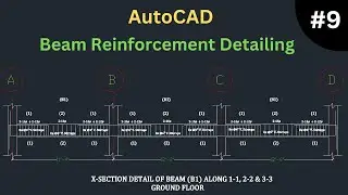 Reinforcement Detailing Of Beam || Beam Detailing In AutoCAD || Tech Yatra