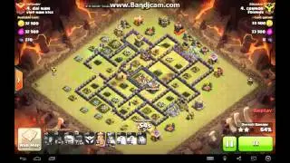 Clash of clans war th9 gohog 3 star