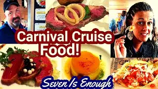 Carnival Freedom Food! What We Ate On Our Carnival Cruise! What Is There To Eat?