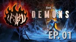 BOOK OF DEMONS | Origami Dungeon Crawl | Ep 1 | Let's Play Book of Demons!