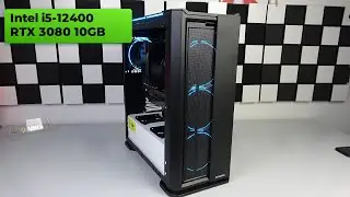Intel i5-12400 + RTX 3080 👽 How to build a pc - timelapse