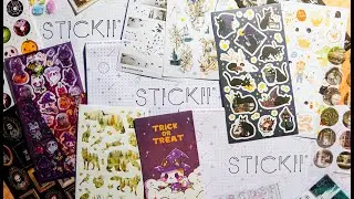 🌈 Stickii Club 🌈 || Сентябрьская распаковка || Милый, поп и ретро набор