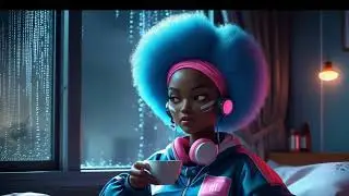 🎧 Afro Chill Sunset | Bulma Dragon Ball Z | Musique LoFi pour &Eacute;tudier, Travailler & Se D&eacute;tendre