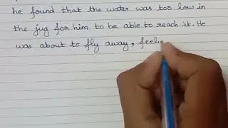 The Thirsty Crow/ one page short story/ Short story in 10 lines/ Story writing