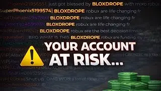 Bloxdrope &mdash; мошенничество? Спам от ботов Roblox, кража аккаунтов и реальные предупреждения!