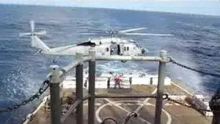 Vertrep ops between the USNS Flint and the USNS Shasta