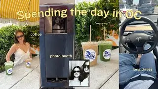 spending a day in OC! | coffee, shopping, and photo booths! ☀️🛍️🎞️