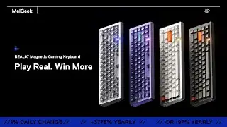 Say hello to the MelGeek Real67 Magnetic Gaming Keyboard
