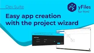 Scaffolding an app with the yFiles Dev Suite project wizard
