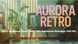 Retro Ambiance Visual Radio | 80s Synthwave Nostalgia Chill Mix