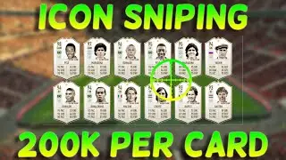 The BEST Way To SNIPE ICONS in Fifa 21!! | 200K PER CARD!!